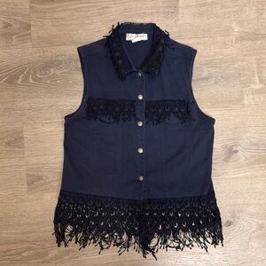 Vintage Fringe Vest